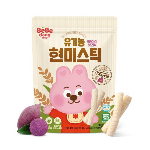 Bánh ăn dặm vị khoai lang tím Bebedang Hàn Quốc