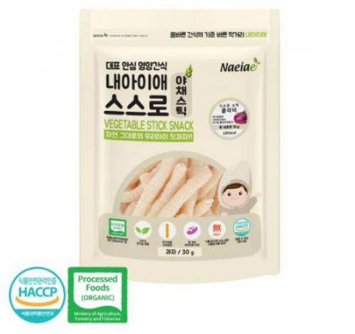 Bánh que hữu cơ gạo lức su hào Naeiae Hàn Quốc