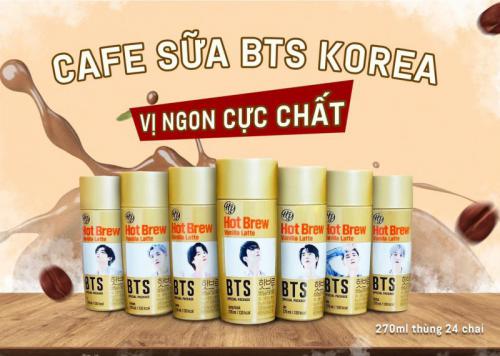 Cafe sữa BTS Hàn Quốc