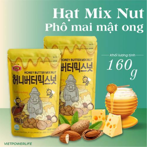 Hạt Mix Nut phô mai mật Ong 160G