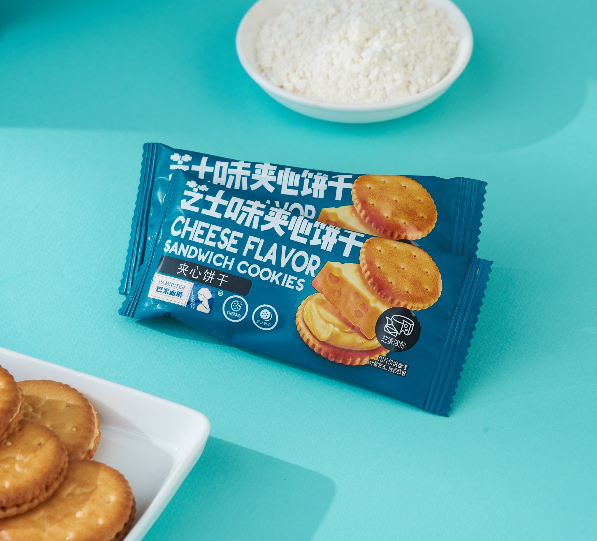 Bánh quy phô mai Đài Loan  218g thung 24b