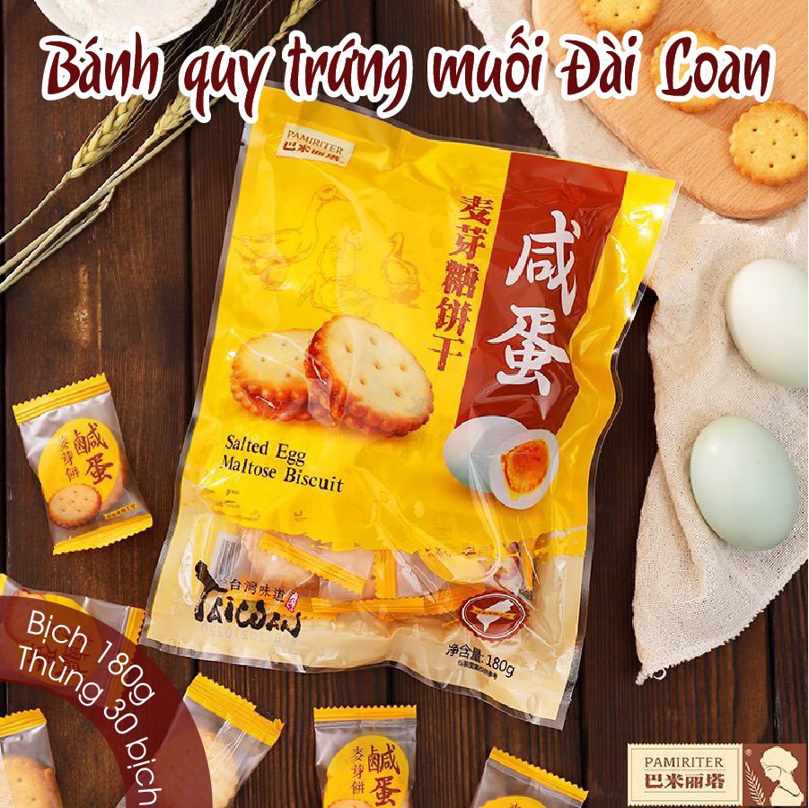 Bánh trứng muối 500gr 25b Đài Loan
