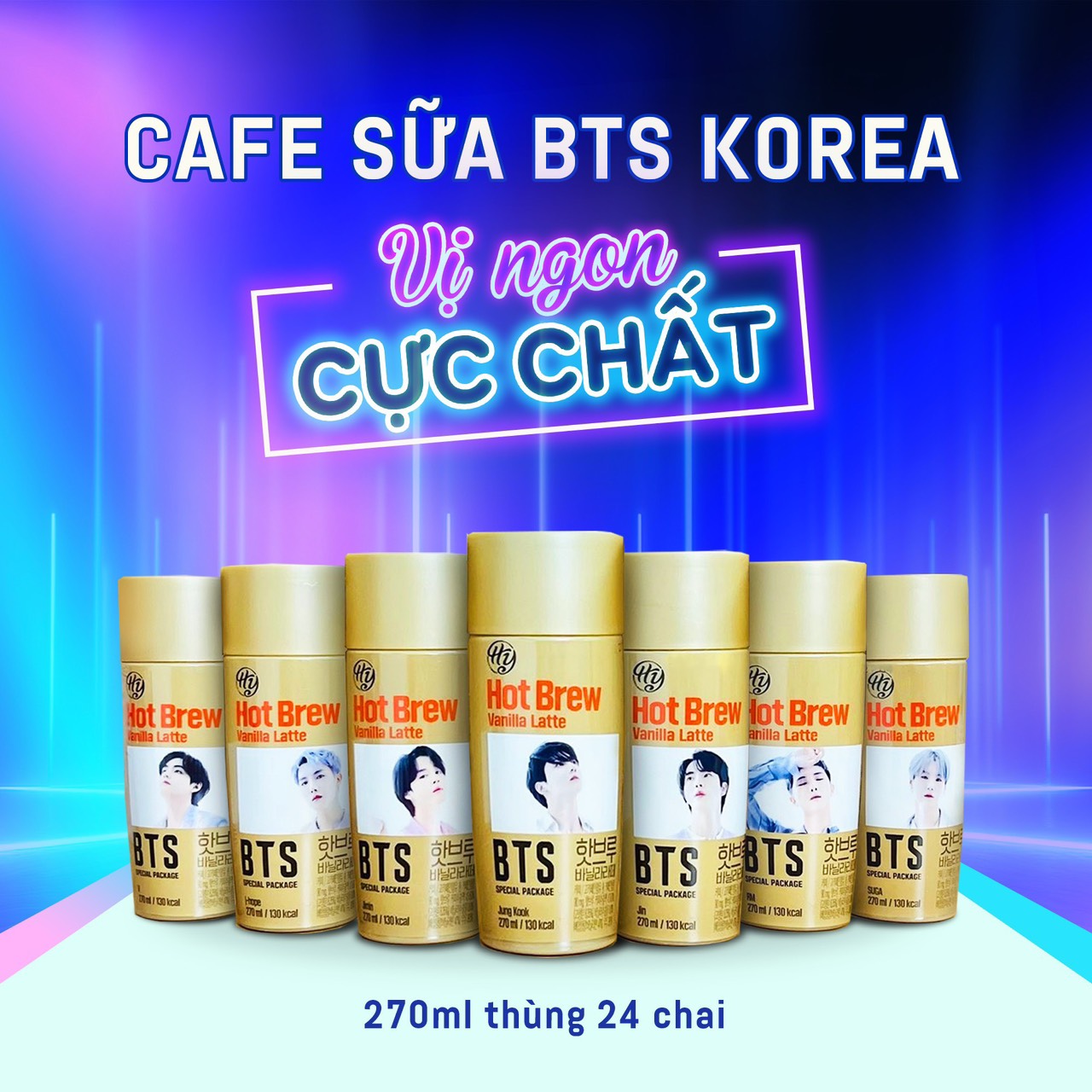Cafe sữa BTS Hàn Quốc