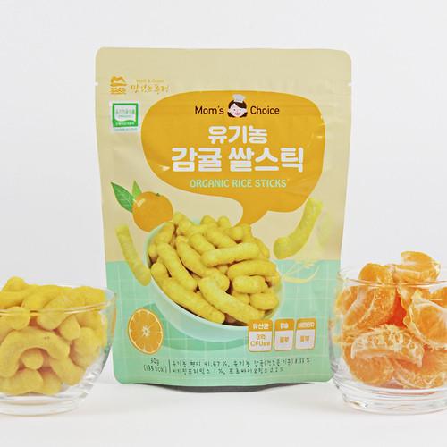 Bánh gạo que vị quýt MOMS CHOICE Hàn Quốc