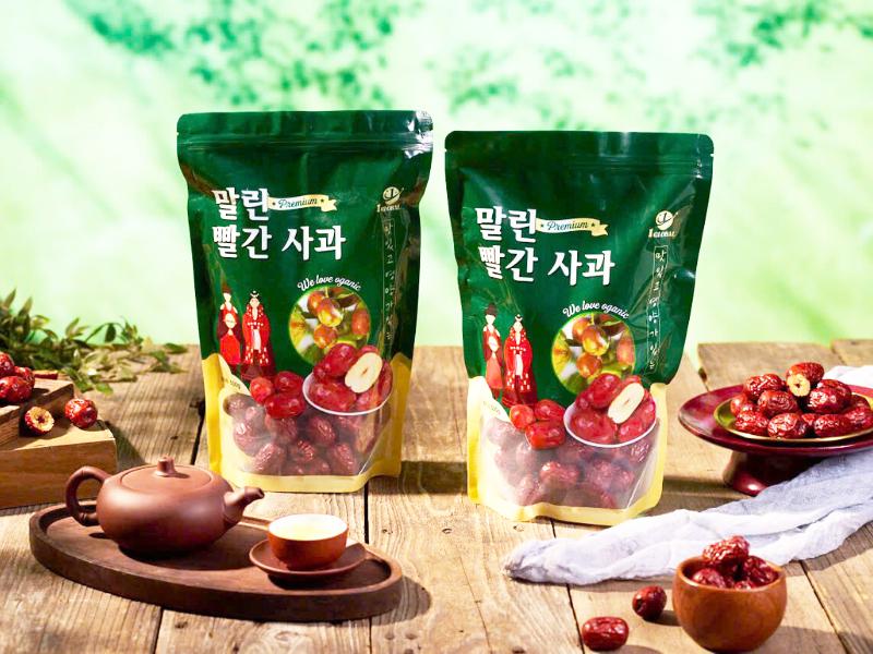 Táo Đỏ Sấy Khô One Global Túi Xanh 500g