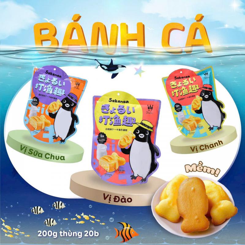 Bánh cá vị Đào Hàn Quốc