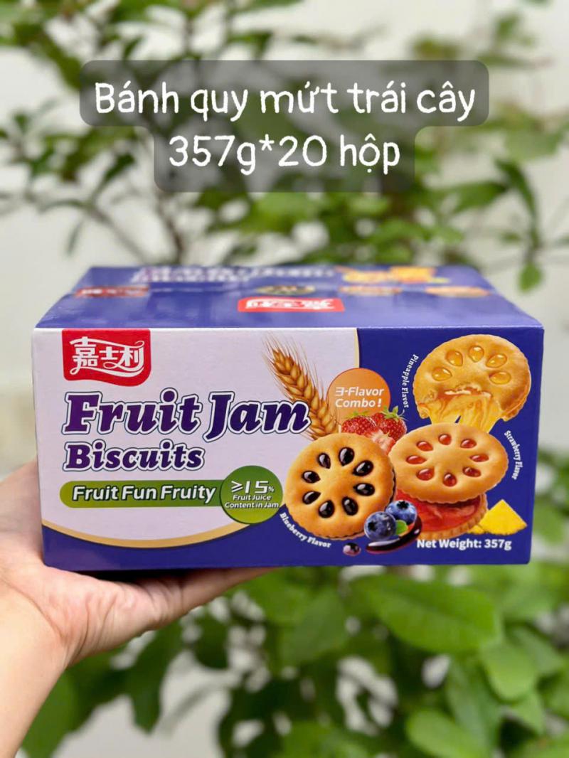 Bánh quy mứt trái cây 357g x 20 hộp