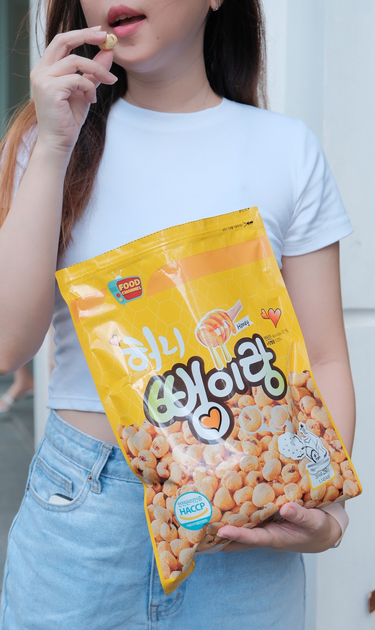 Bánh bắp rang vị mật ong Hàn Quốc
