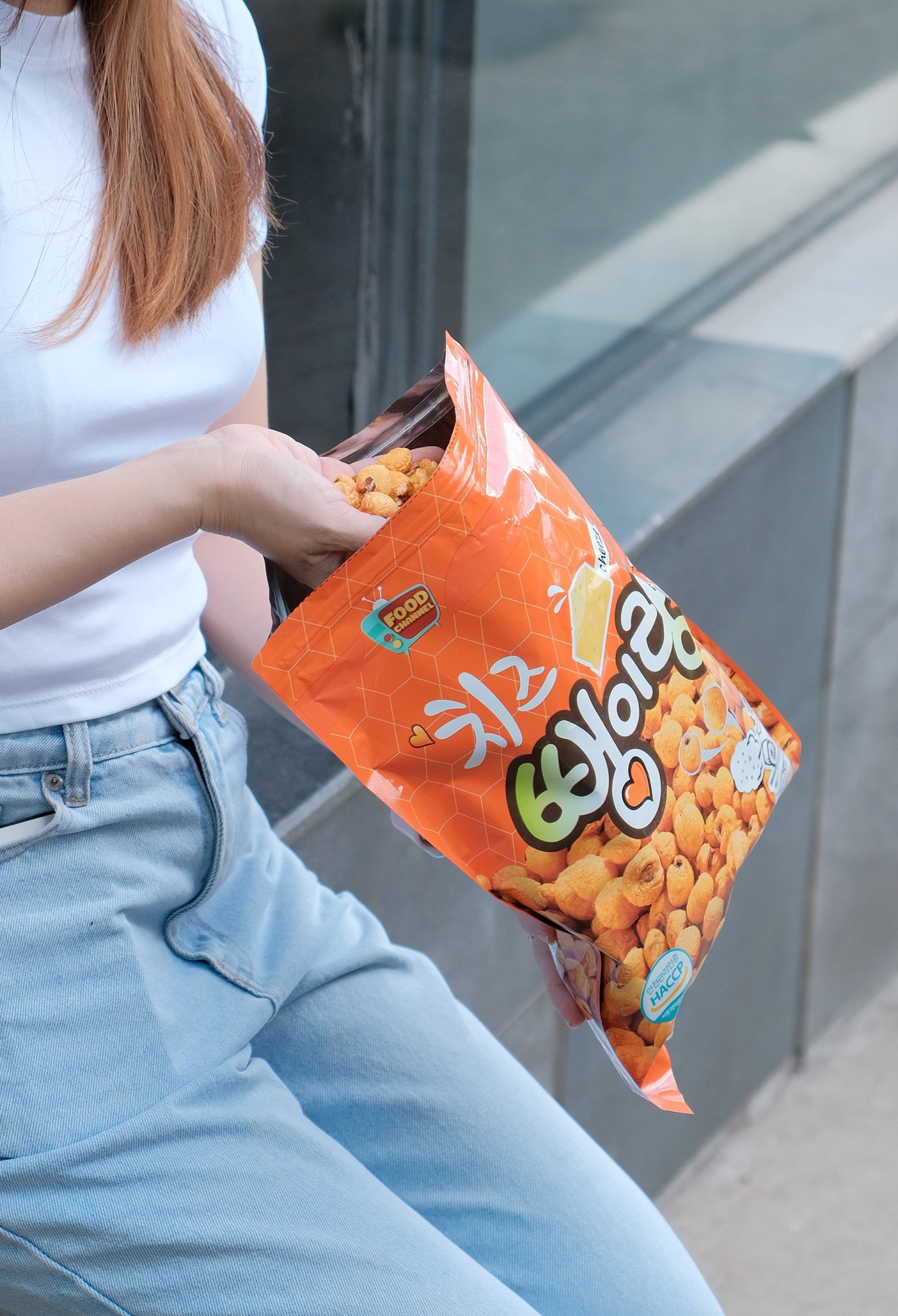 Bánh bắp rang vị phô mai Hàn Quốc