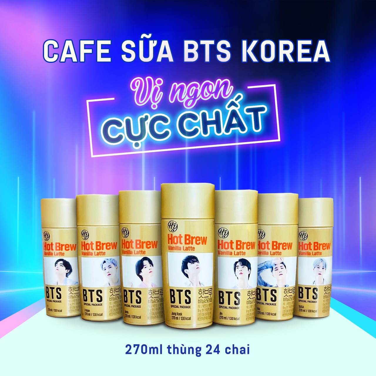 Cafe sữa BTS Hàn Quốc