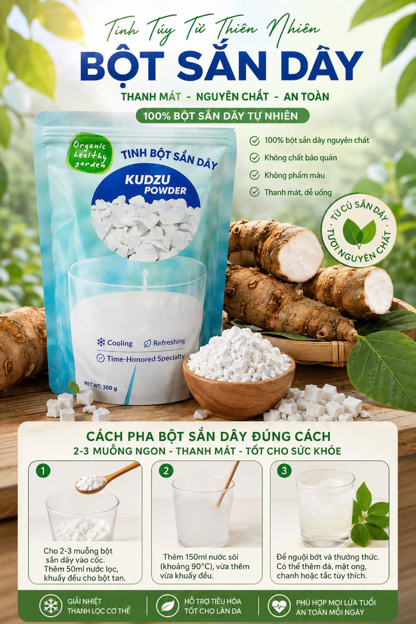Tinh bột sắn dây KUDZU