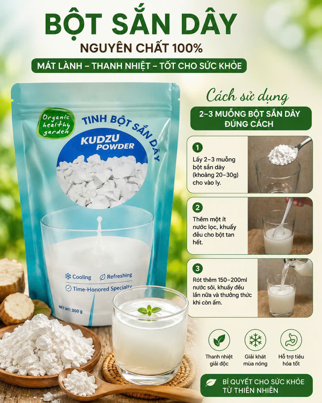 Tinh bột sắn dây KUDZU
