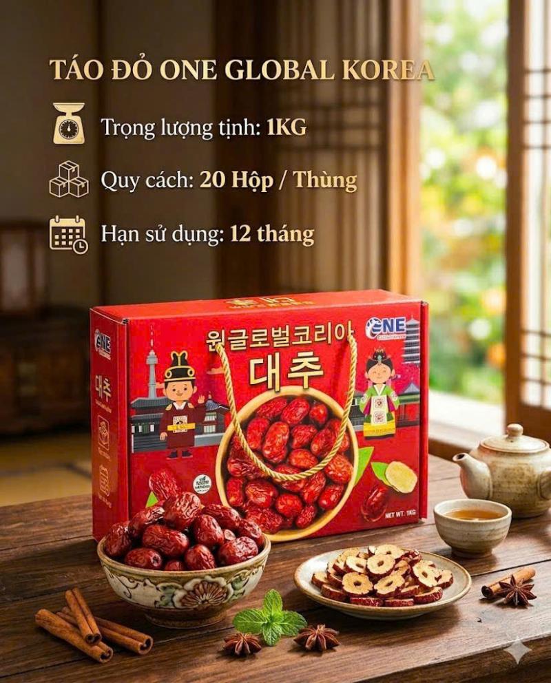 Táo Đỏ One Global Koria 1kg