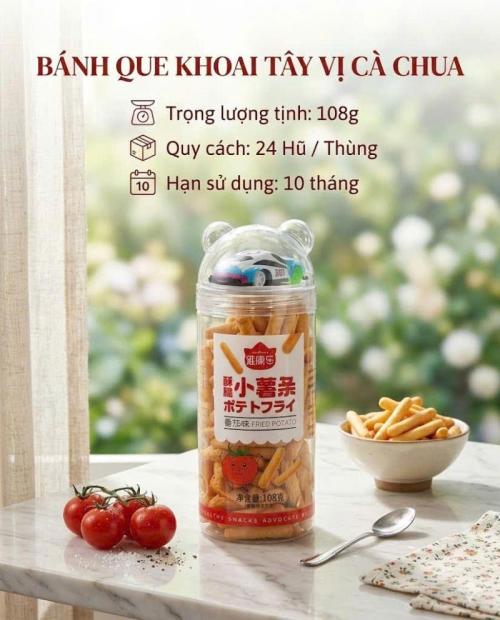 Bánh que khoa tây vị cà chua