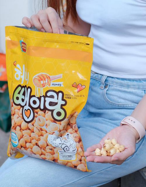 Bánh bắp rang vị mật ong Hàn Quốc