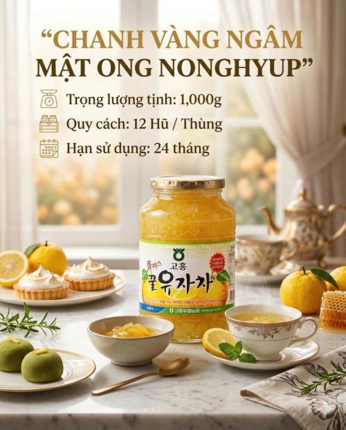 Mật ong chanh vàng Nonghyup Hàn Quốc