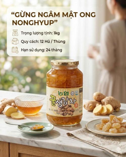 Mật ong gừng Nonghyup Hàn Quốc