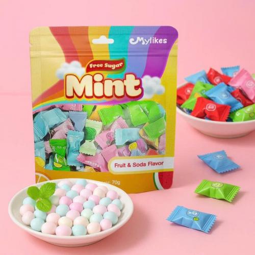 Kẹo ngậm bạc hà không đường