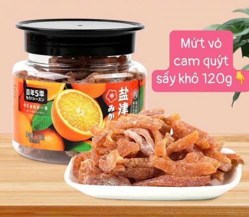 Mứt vỏ cam quýt sấy khô