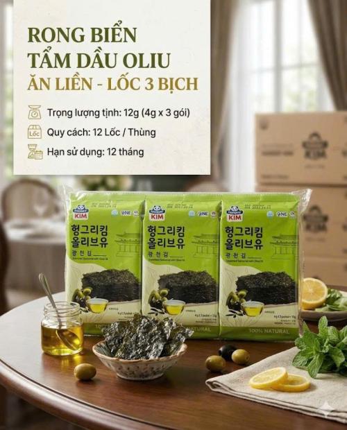 Rong biển tẩm dầu OLIU HÀN QUỐC
