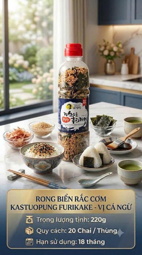 Rong biển rắc cơm KASTUOPUNG FURIKAKE vị cá ngừ