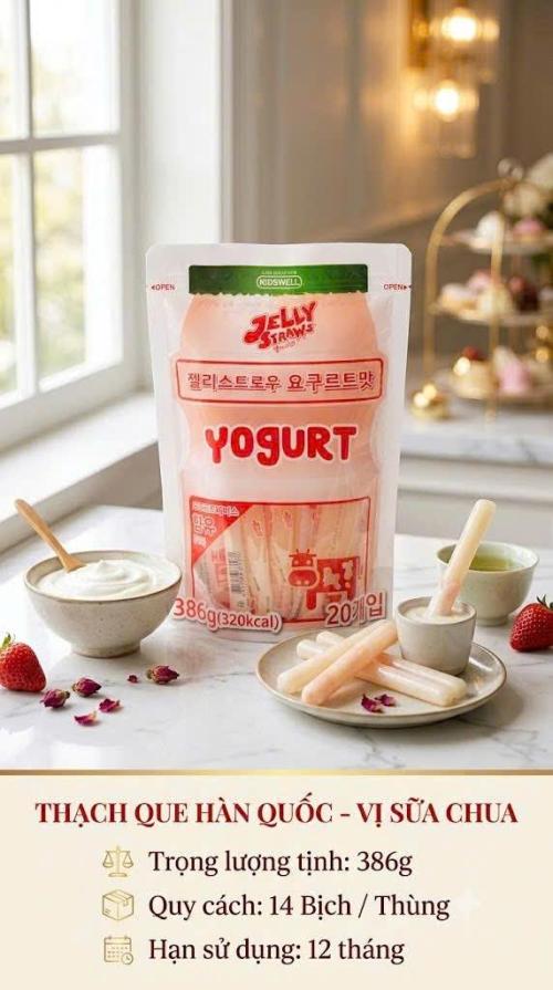 Thạch que Hàn Quốc vị sữa chua